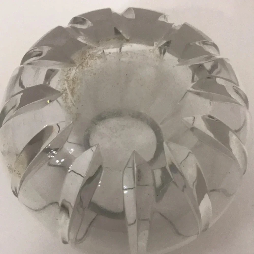 Mikasa Yugoslavia Crystal Floral Vase Bowl